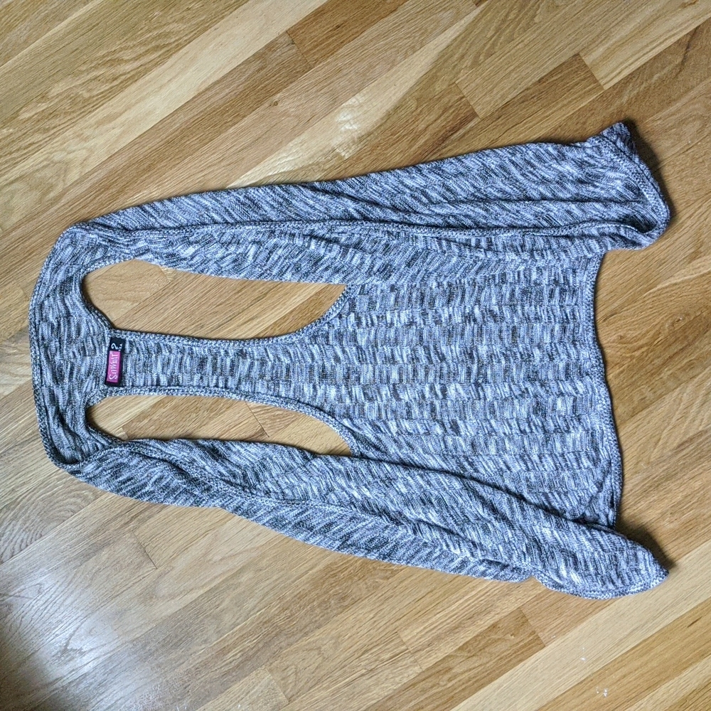 Sleeveless Racerback Cardigan